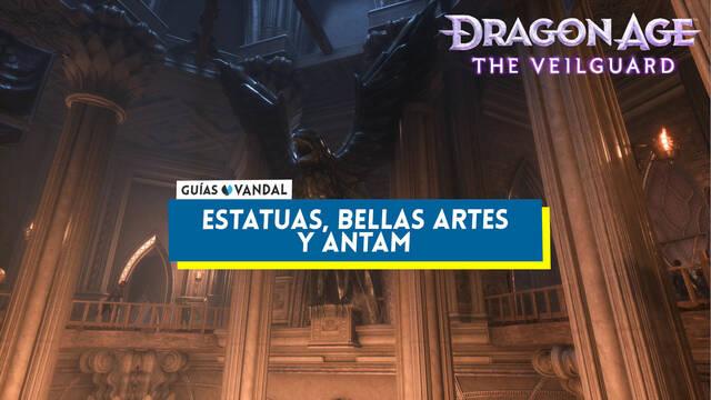 Estatuas, bellas artes y antam al 100% en Dragon Age: The Veilguard - Dragon Age: The Veilguard