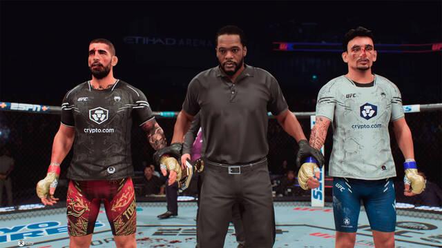 Simulaci�n Topuria VS. Holloway