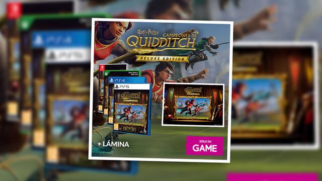 La edici�n f�sica de Harry Potter: Campeones de Quidditch ya en reserva en GAME con regalo exclusivo.