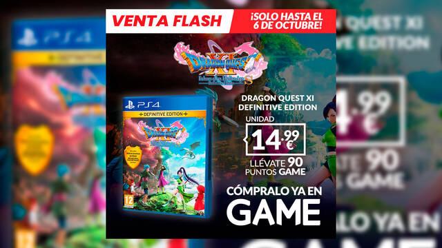 Dragon Quest XI S: Echoes of an Elusive Age - Definitive Edition de oferta en GAME por tiempo limitado.