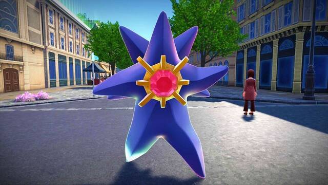 Staryu, Starmie y su megaevolucion de Leyendas Pok�mon Z-A se mueven de una forma, cuanto menos, curiosa