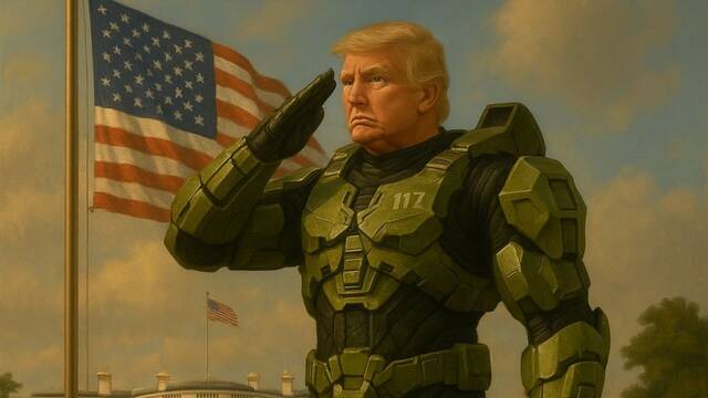 El cocreador de Halo considera los memes de Donald Trump y el Jefe Maestro como 'absolutamente repugnantes'