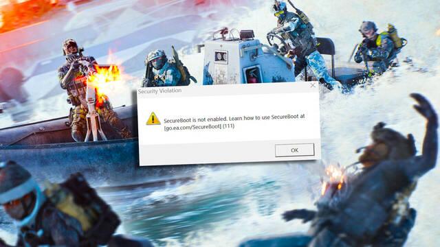 �Qu� es el arranque seguro y c�mo activarlo para poder jugar a la beta de Battlefield 6 en PC?