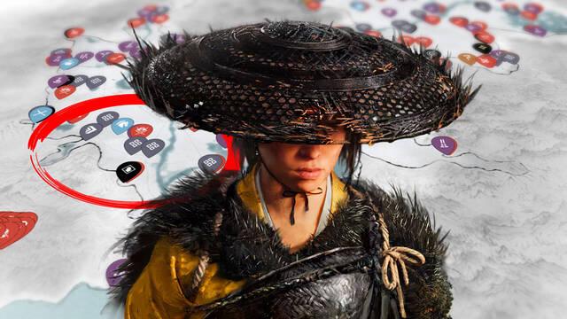 Ghost of Yotei mapa interactivo con todos los puntos interesantes del mapa