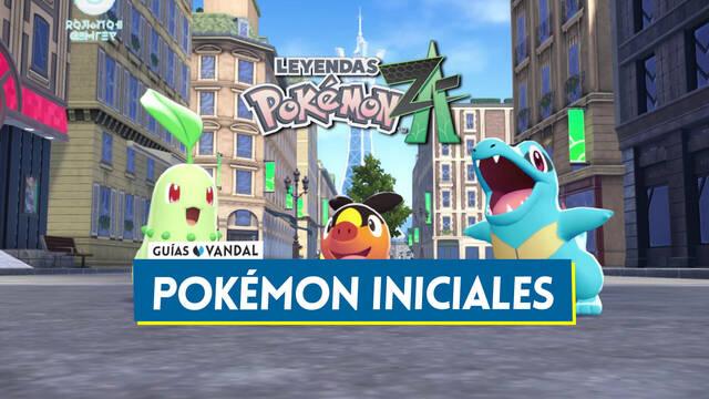 Pok�mon iniciales en Leyendas Z-A: Cu�l es mejor elegir y evoluciones - Leyendas Pok�mon Z-A