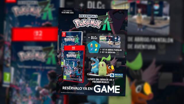 Esta es la recompensa por reservar Leyendas Pok�mon Z-A en GAME Espa�a antes de su lanzamiento.