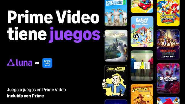 Amazon Luna llega a Prime Video en Espa�a: ya puedes jugar desde tu televisor sin consola ni pagar m�s