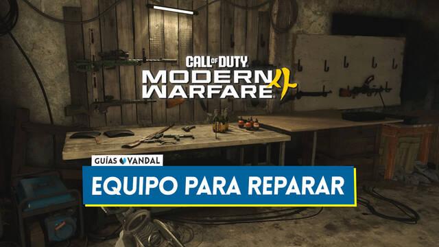 Todo el equipo para reparar en la base de Atrapados en CoD Modern Warfare 4 - Call of Duty: Modern Warfare 4
