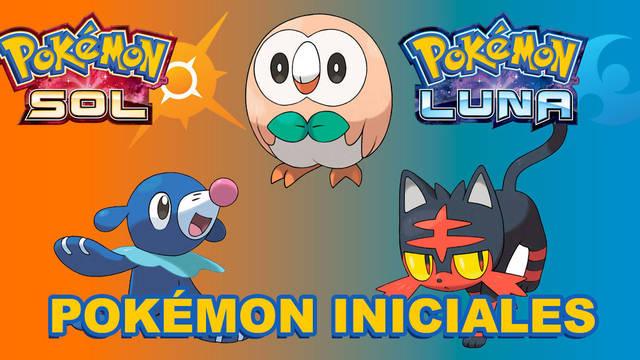 Pokémon iniciales de Pokémon Sol y Luna y sus evoluciones - Pokémon Sol / Luna