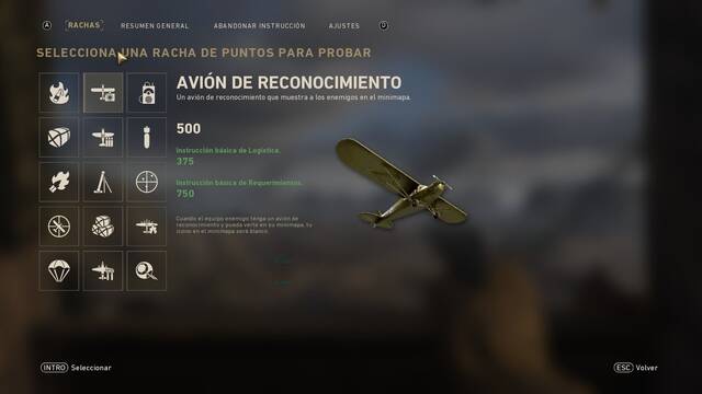 Rachas de bajas / puntos y recompensas de Call of Duty: WWII - Call of Duty: WWII