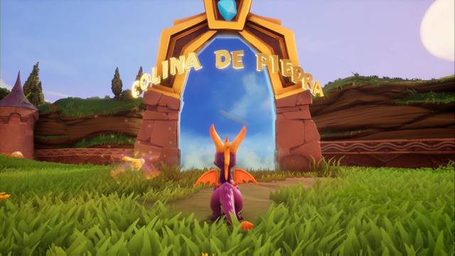 Colina de piedra en Spyro 1 - Estatuas de drag�n, llaves y secretos - Spyro Reignited Trilogy