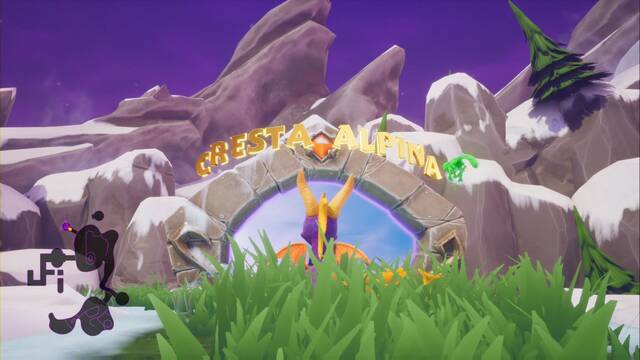 Cresta alpina en Spyro 1 - Estatuas de drag�n y secretos - Spyro Reignited Trilogy