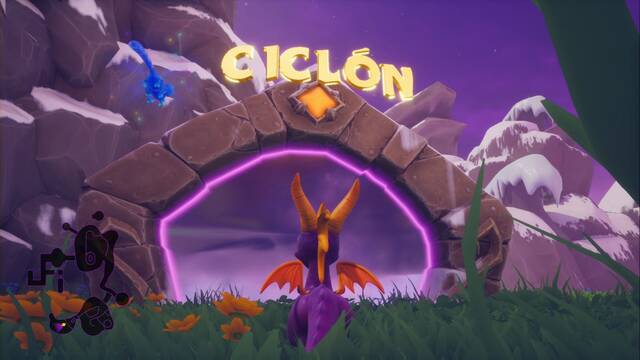 Ciclón en Spyro 1 - Estatuas de dragón y cómo derrotar al jefe - Spyro Reignited Trilogy