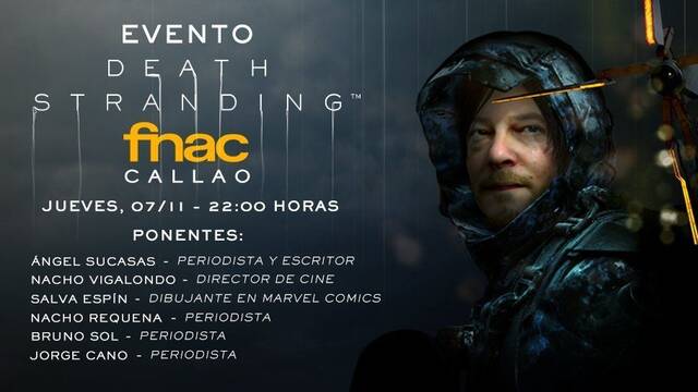 Mesa redonda Death Stranding FNAC Callao