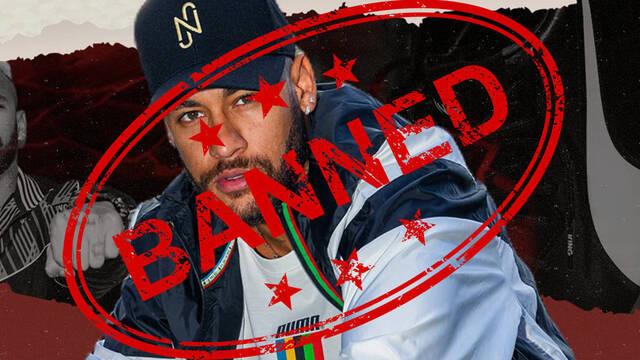 Neymar baneado de Twitch