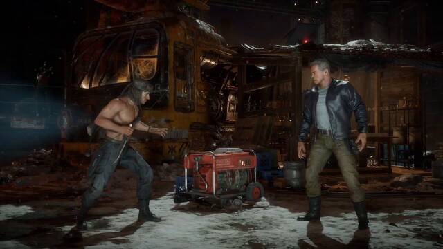 Rambo vs. Terminator en Mortal Kombat 11.