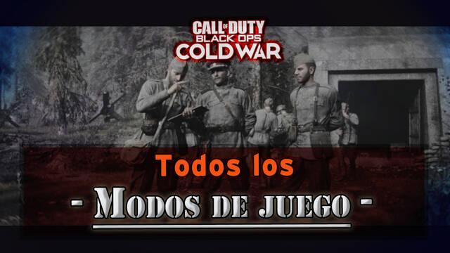 Todos los modos multijugador en COD Black Ops Cold War - Call of Duty: Black Ops Cold War