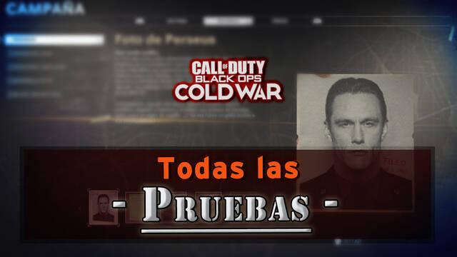 TODAS las Pruebas de CoD Black Ops Cold War y cómo conseguirlas - Call of Duty: Black Ops Cold War