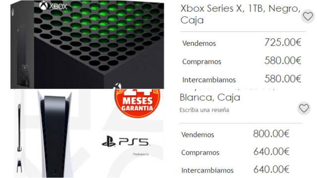 PS5 Xbox SEries X especulaci�n reventa CEX
