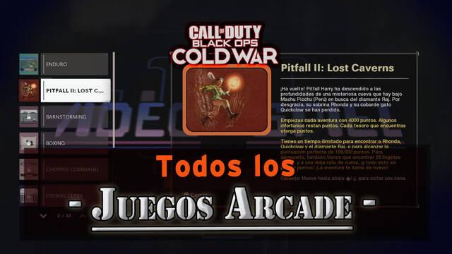 TODOS los Juegos Arcade de CoD Black Ops Cold War y c�mo conseguirlos - Call of Duty: Black Ops Cold War