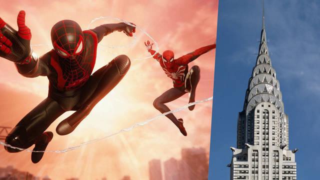 Spider-Man Miles Morales edificio Chrysler