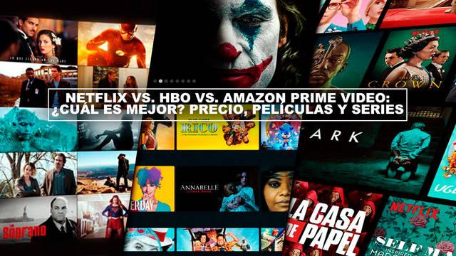 Netflix vs. HBO vs. Amazon Prime Video:¿Cuál es mejor? Precio, películas y series (2021)
