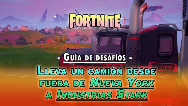 Fortnite: encuentra un cami�n fuera de Nueva York y ll�valo a Industrias Stark - Fortnite Battle Royale