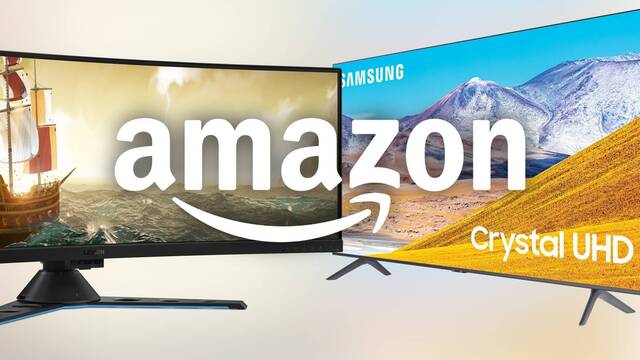 Monitores y televisores en oferta en el Black Friday de Amazon.