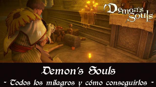 Demon's Souls Remake - TODOS los milagros y c�mo conseguirlos - Demon's Souls Remake