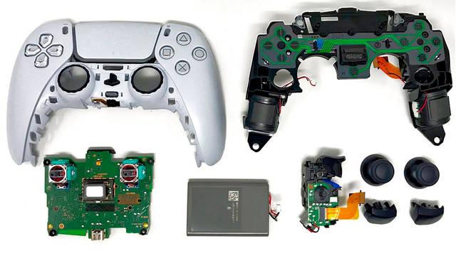 DualSense interior piezas PS5