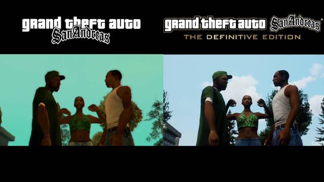 GTA Definitive Edition Trilogy PS5 vs PS2