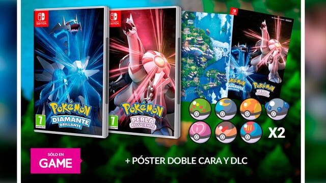 Poster y DLC con tu reserva de Pok�mon diamante brillante o perla  reluciente en GAME