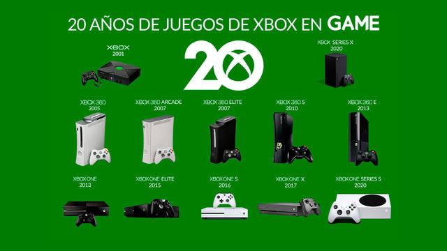 Los juegos más vendidos de Xbox en GAME.