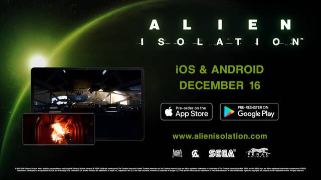 Alien: Isolation llegará a iOS y Android el 16 de diciembre.
