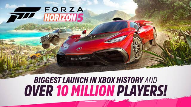 Forza Horizon 5 arrasa y sobrepasa los 10 millones de jugadores en apenas 10 días