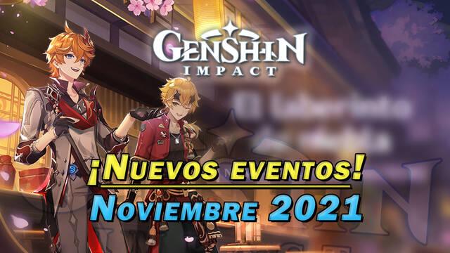 Genshin Impact: Nuevos eventos y gachapón de noviembre 2021