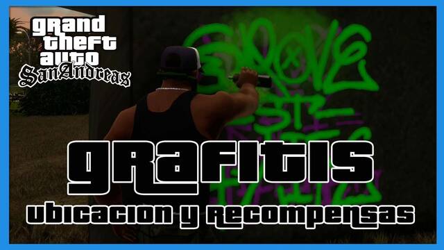 GTA San Andreas: TODOS los grafitis y dónde encontrarlos - Grand Theft Auto: The Trilogy - The Definitive Edition