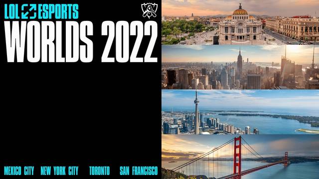 LoL Worlds 2022 se disputar� en 4 ciudades
