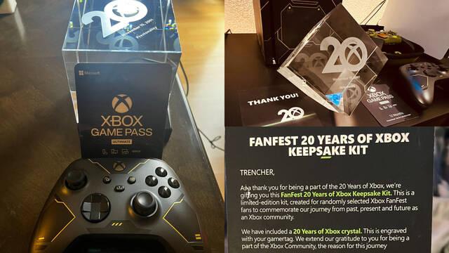 Xbox envía paquetes de regalo sorpresa a fans aleatorios por su 20 aniversario