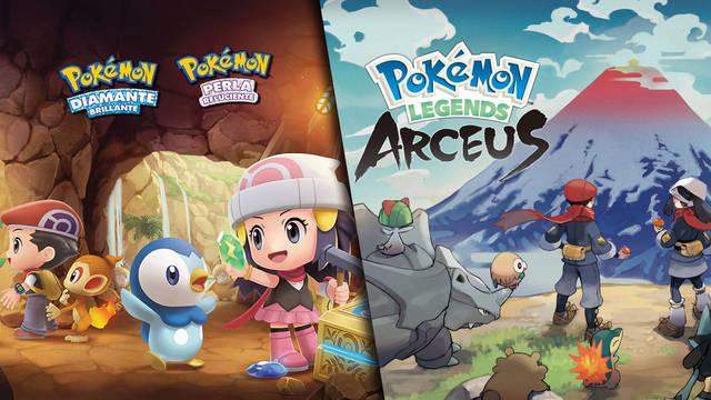 Pokémon Diamante Brillante y Perla Reluciente oculta una referencia a Leyendas: Arceus