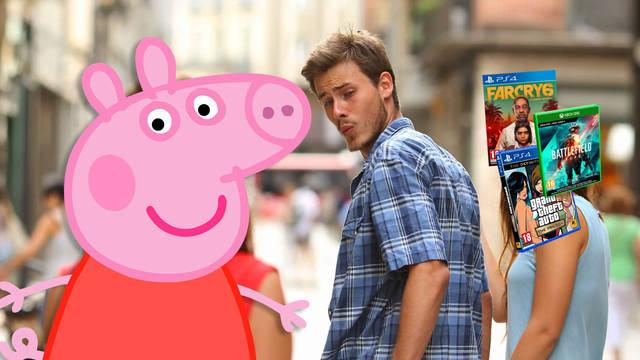 My Friend Peppa Pig recibe mejores puntuaciones en Metacritic que Battlefield 2042 o Far Cry 6,