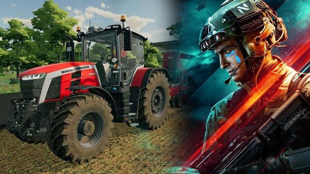 Farming Simulator 22 supera a Battlefield 2042 en Steam
