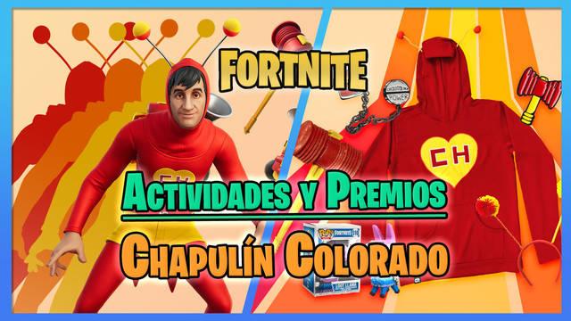 Fortnite: Gana premios del Chapul�n Colorado participando en actividades