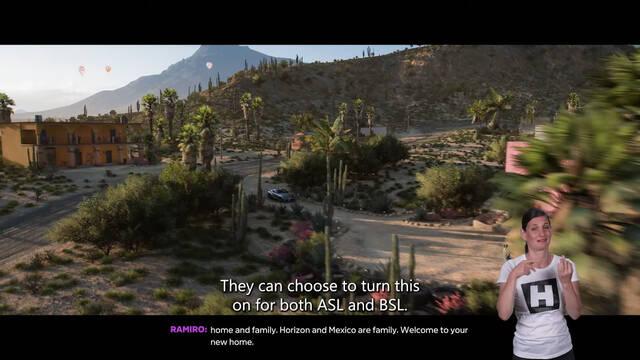 Forza Horizon 5 añadirá un intérprete para el lenguaje de signos