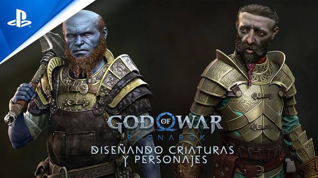 God of War Ragnarok dise�o de personajes