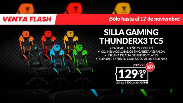 Silla Gaming Thunder X3 TC5 GAME de oferta por tiempo limitado