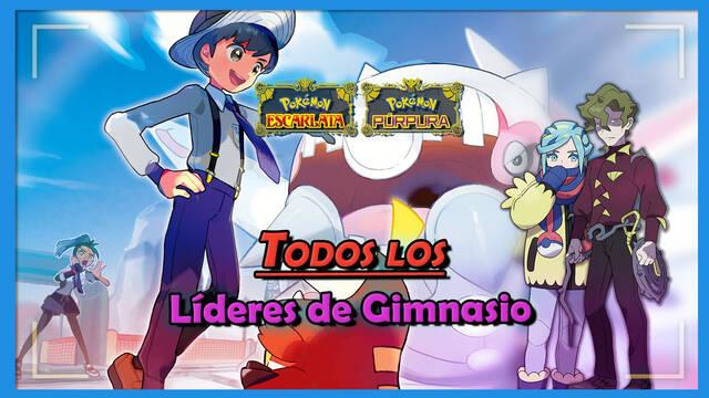 Líderes de Gimnasio y orden de Medallas en Pokémon Escarlata y Púrpura - Pokémon Escarlata y Púrpura