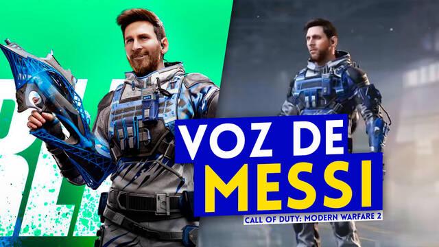 Se filtran las líneas de diálogo de Messi en Call of Duty: Modern Warfare 2.
