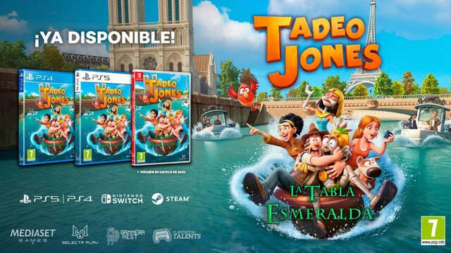 Tadeo Jones: La Tabla Esmeralda ya está disponible en PS5, PS4 y PC.