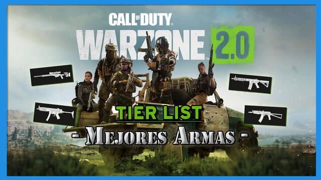 Tier List de CoD Warzone 2.0: Las MEJORES armas por clases y rangos - Call of Duty: Warzone 2.0